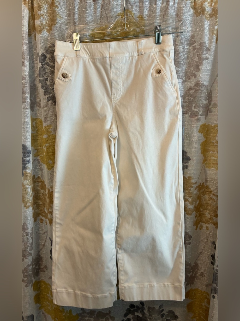 Spanx Stretch Twill Crop Jeans